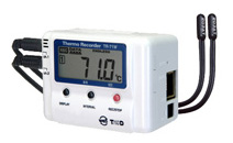 TandD Temperature and humidty datalogger web TR-71W TR-72W