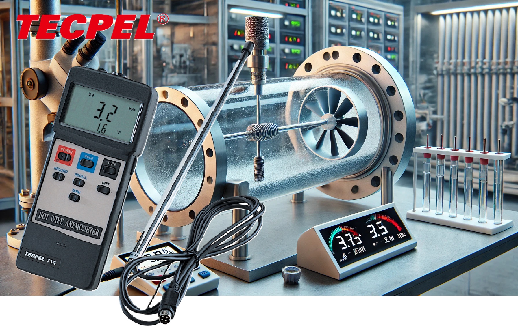Anemometer Wind Speed Meter TECPEL