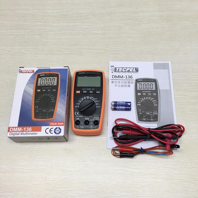 三用電錶DMM-136溫度功能
