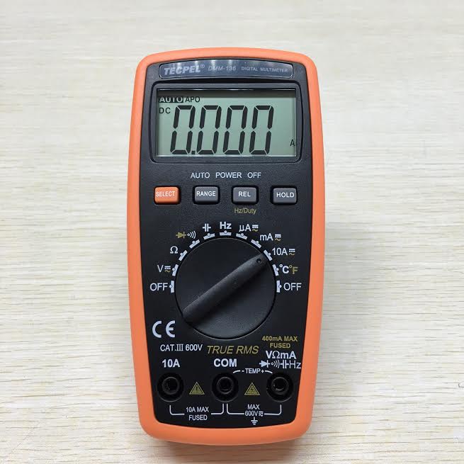 三用電錶 dmm-136 10A