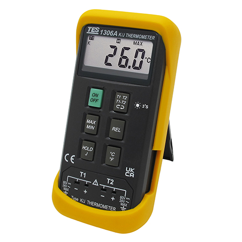 TES-1306A 數位式溫度錶 1306A-1-thermometer