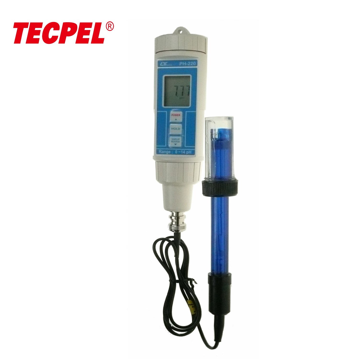 pH-220 酸鹼度計 PH-220-Digital-pH-Meter-Tecpel